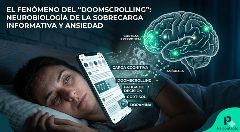 El Fenómeno del “Doomscrolling”: La Neurobiología de la Sobrecarga Informativa y la Ansiedad